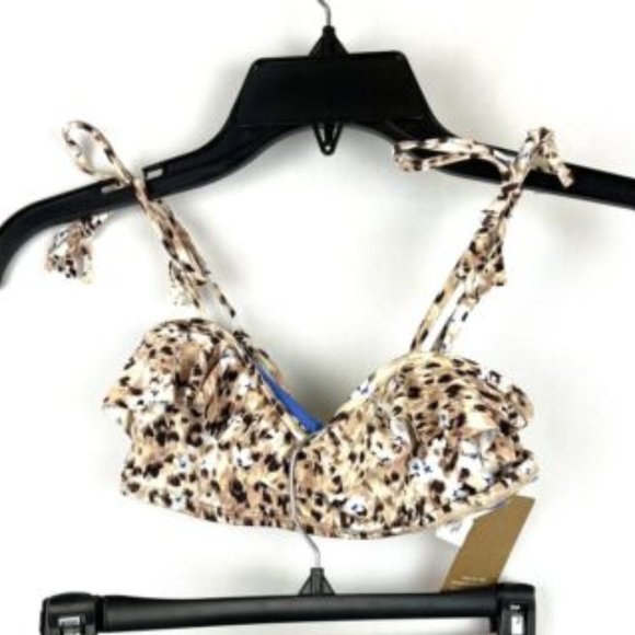 Hobie Girl’s Two Piece Animal Print Bikini Swimsuit Set Size 8 - Picture 1 of 3